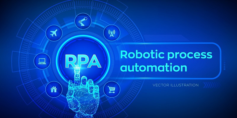 Rpa Robotic Process Automation Innovation Technology Concept On